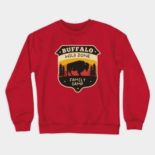 buffalo wild zone Crewneck Sweatshirt